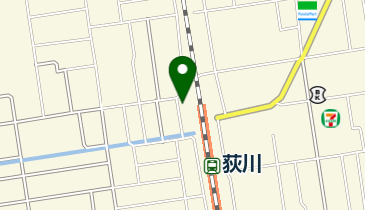 荻川駅西口自転車等駐車場の地図画像