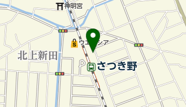 さつき野駅前自転車等駐車場の地図画像