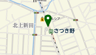 さつき野駅西口自転車等駐車場の地図画像