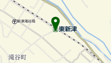 東新津駅前自転車等駐車場の地図画像