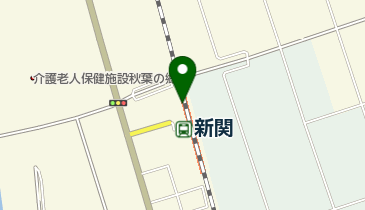 新関駅前自転車等駐車場の地図画像