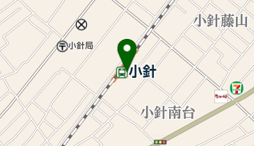 小針駅前第1自転車駐車場の地図画像
