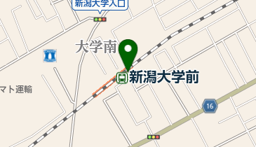 新潟大学前駅第1自転車等駐車場の地図画像