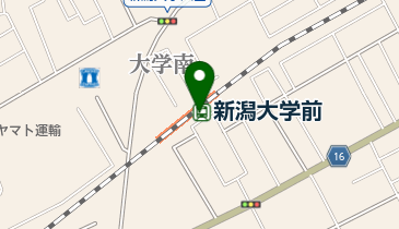 新潟大学前駅第2自転車等駐車場の地図画像