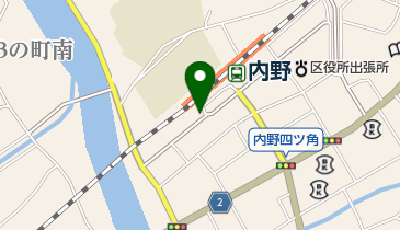 内野駅前自転車駐車場の地図画像