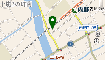 内野駅前第2自転車等駐車場の地図画像