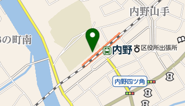 内野駅前第3自転車等駐車場の地図画像
