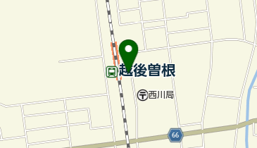 越後曽根駅前第1自転車等駐車場の地図画像