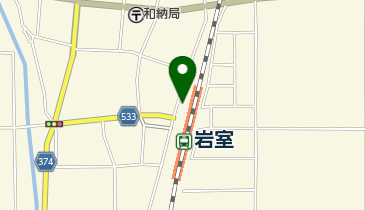 岩室駅前自転車等駐車場の地図画像