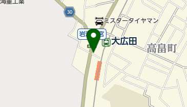 大広田駅自転車駐車場の地図画像