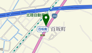 百坂自転車駐輪場の地図画像