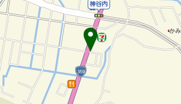 神谷内自転車駐輪場1の地図画像