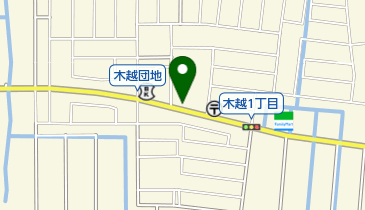 木越団地自転車駐車場の地図画像