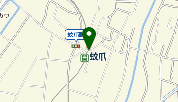 蚊爪駅前自転車駐車場の地図画像