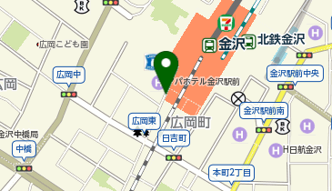 金沢駅第2自転車駐車場の地図画像