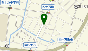 四十万バス停前自転車駐車場の地図画像