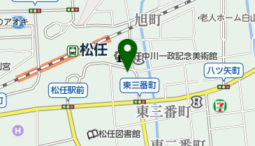 松任駅南口第二自転車駐車場の地図画像