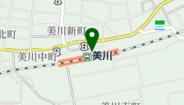 美川駅日本海広場自転車駐車場の地図画像