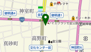 金町自転車駐車場の地図画像