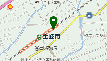 土岐市駅前自転車駐車場の地図画像