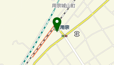 用宗駅駐輪場の地図画像