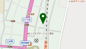 清水駅西口第2駐輪場の地図画像