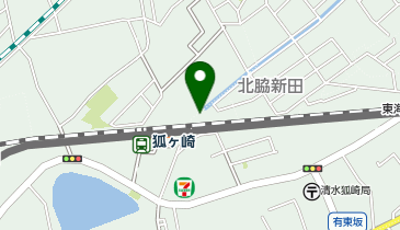 狐ヶ崎北側駐輪場の地図画像