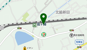 狐ヶ崎南側駐輪場の地図画像