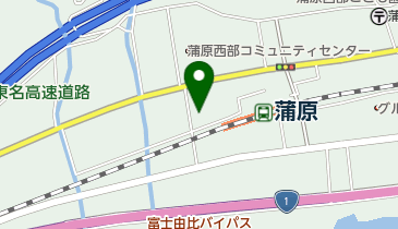 蒲原駅前西駐輪場の地図画像