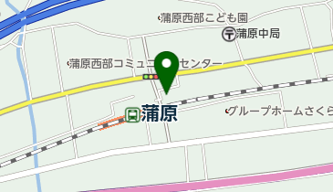 蒲原駅前東駐輪場の地図画像