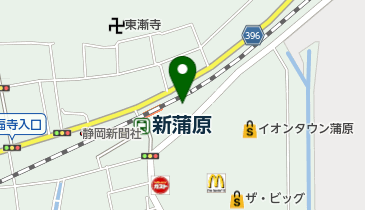 新蒲原駅駐輪場の地図画像