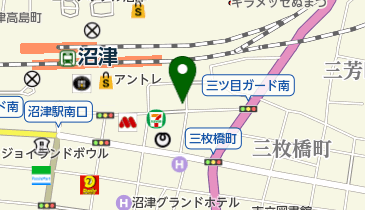 沼津駅南口第1自転車駐車場の地図画像