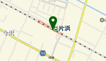 片浜駅自転車駐車場の地図画像