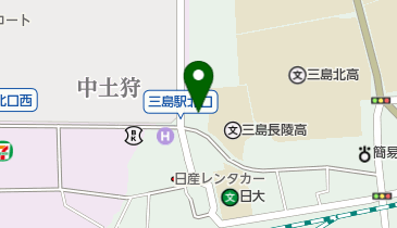 三島駅北口自転車等駐車場の地図画像