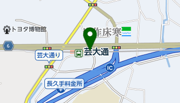 芸大通駅自転車等駐車場の地図画像