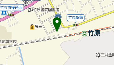 竹原駅西駐輪場の地図画像