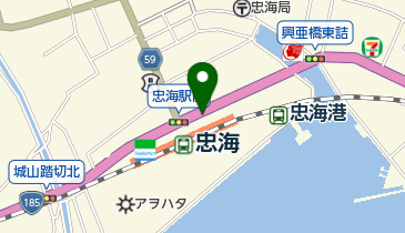 忠海駅駐輪場の地図画像