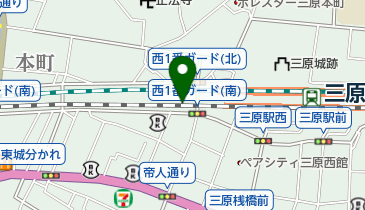 三原駅西駐輪場の地図画像