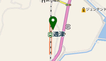 通津駅前自転車駐輪場の地図画像