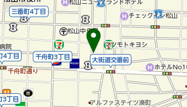 大街道駐輪場の地図画像