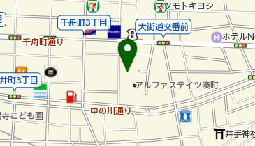 湊町住宅情報館駐輪場の地図画像