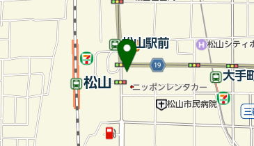 松山駅前第3駐輪場の地図画像