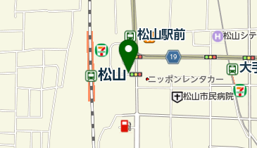 松山駅前第4駐輪場の地図画像