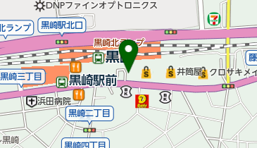 黒崎駅南口自転車駐車場の地図画像