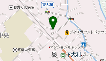 西鉄下大利駅東口自転車等置場1の地図画像