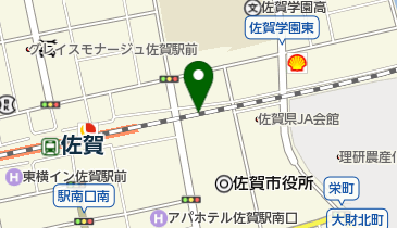 佐賀駅東駐輪場の地図画像