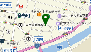 くまもとまちなか駐輪場シャワー通りの地図画像