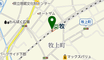 牧駅駐輪場の地図画像