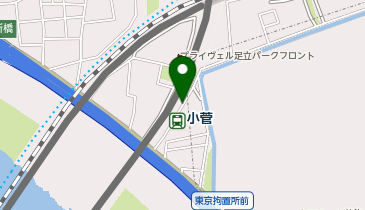 小菅駅駐輪場の地図画像