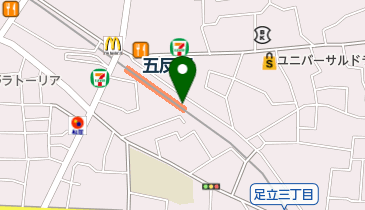 五反野第一駐輪場の地図画像